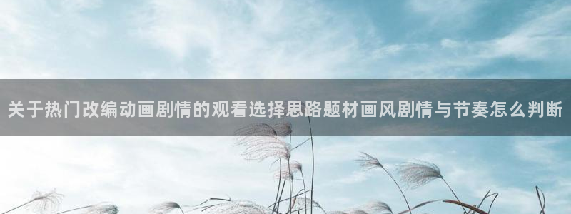 动漫人气榜